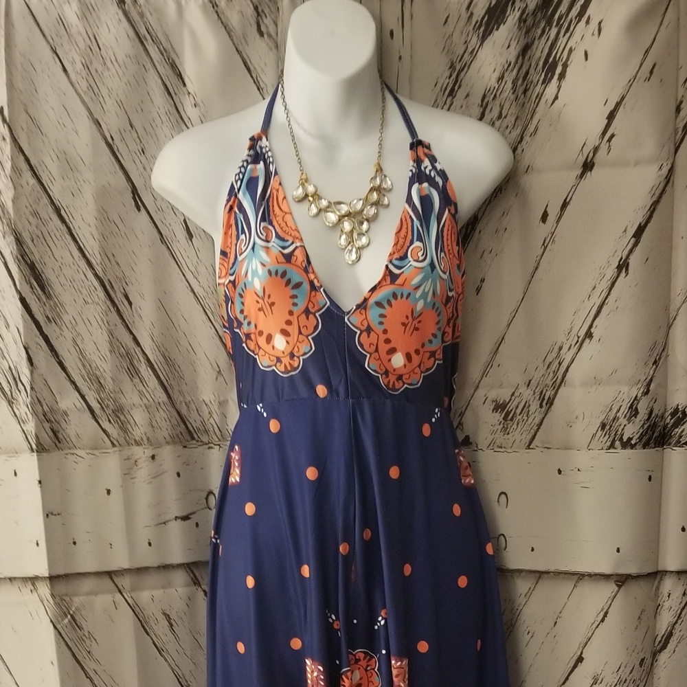 Boho Romper Maxi Harem Pants